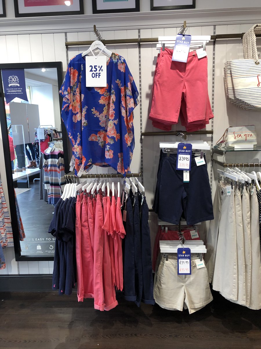 Who’s out and about <a href="/StCathsWalk/">St. Catherine's Walk</a> tomorrow looking for a bank holiday outfit? with up 30% off everything innstore we’ve got all the family covered whatever the weather ☀️☔️🌦 #Joules #BankHolidayMonday #discounts #Wevegotyoucovered