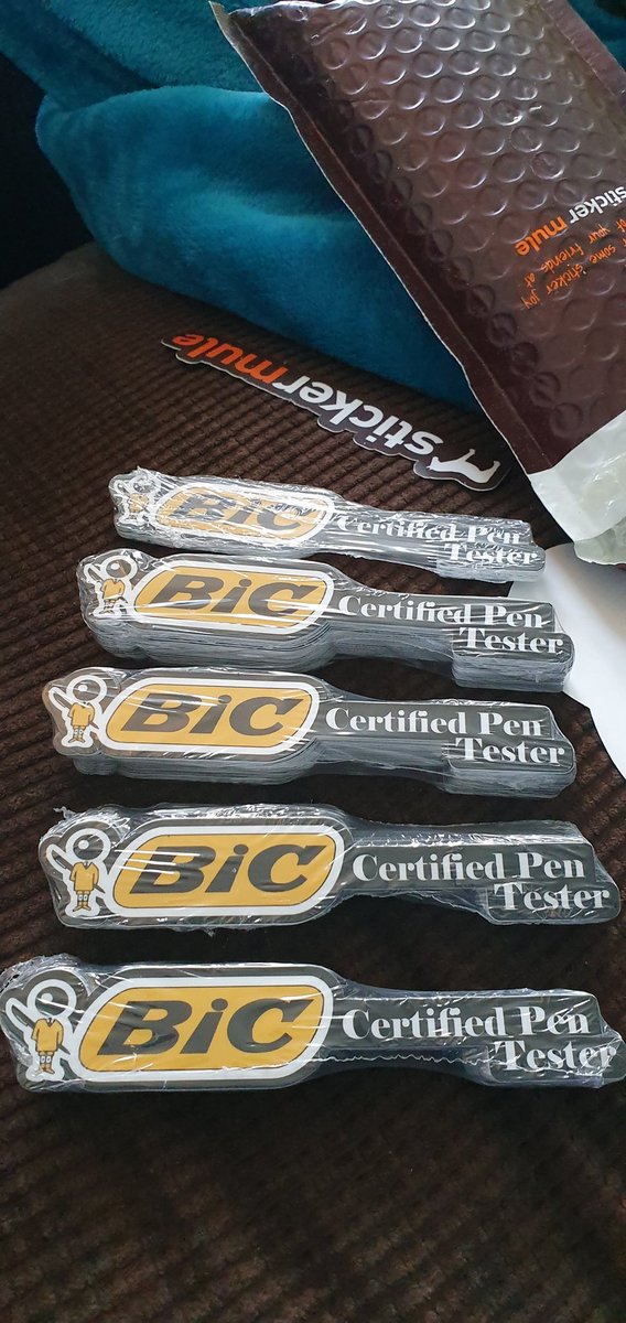 ZephrFish's tweet image. More #BicCertified stickers arrived!!!