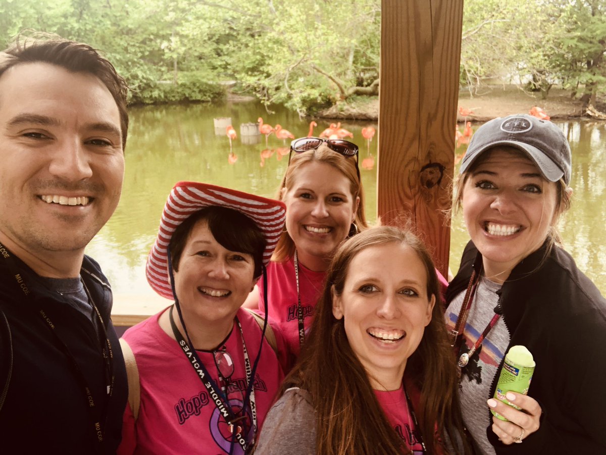 Flamingling with my teamies! #WSDLearns