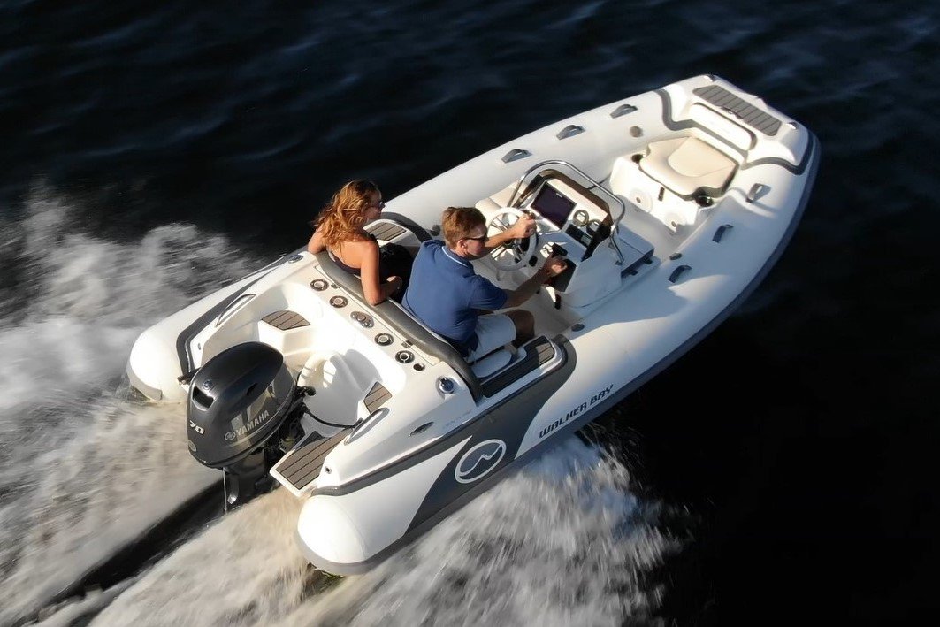 This is the #WalkerBay Venture 14. The World’s First 14' Luxury Explorer #SportTender. There are many features in this boat that make it the best sport tender. Learn More: walkerbay.com/venture