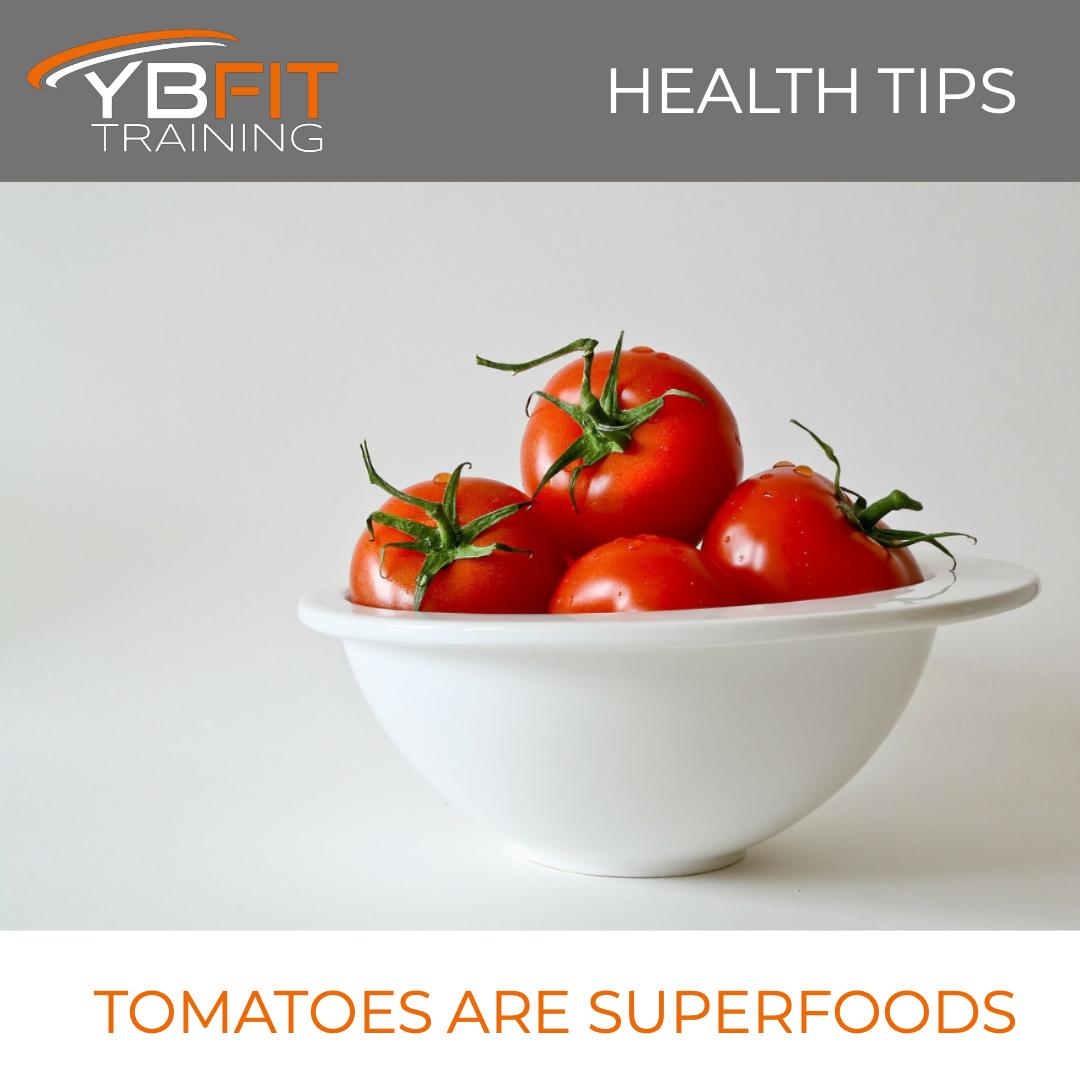YBFITTRAINING's tweet photo. Did you know that tomatoes are as super food that are loaded full of nutrients that also keep your heart healthy and protect against strokes? π
So, how will you be eating your share of tomatoes this week?
https://t.co/wppAg8pV2S
#GetFit #HealthTips #DietChanges #HealthKick https://t.co/BWsrRguTV3