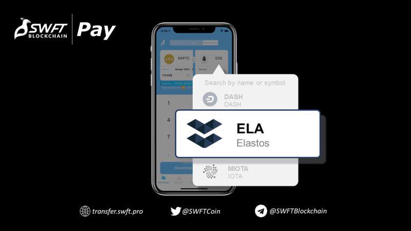SwftCoin's tweet photo. @Elastos_org is creating a modern internet powered by #blockchain technology. 

And now, $ELA is available on #SWFTBlockchain! 

Swap #ELA with over 160 #cryptocurrencies in seconds and send it to anyone, anywhere, at any time, instantly, and for free using #SWFTPay💸🗺⏳🆓 https://t.co/LRddChUtaK