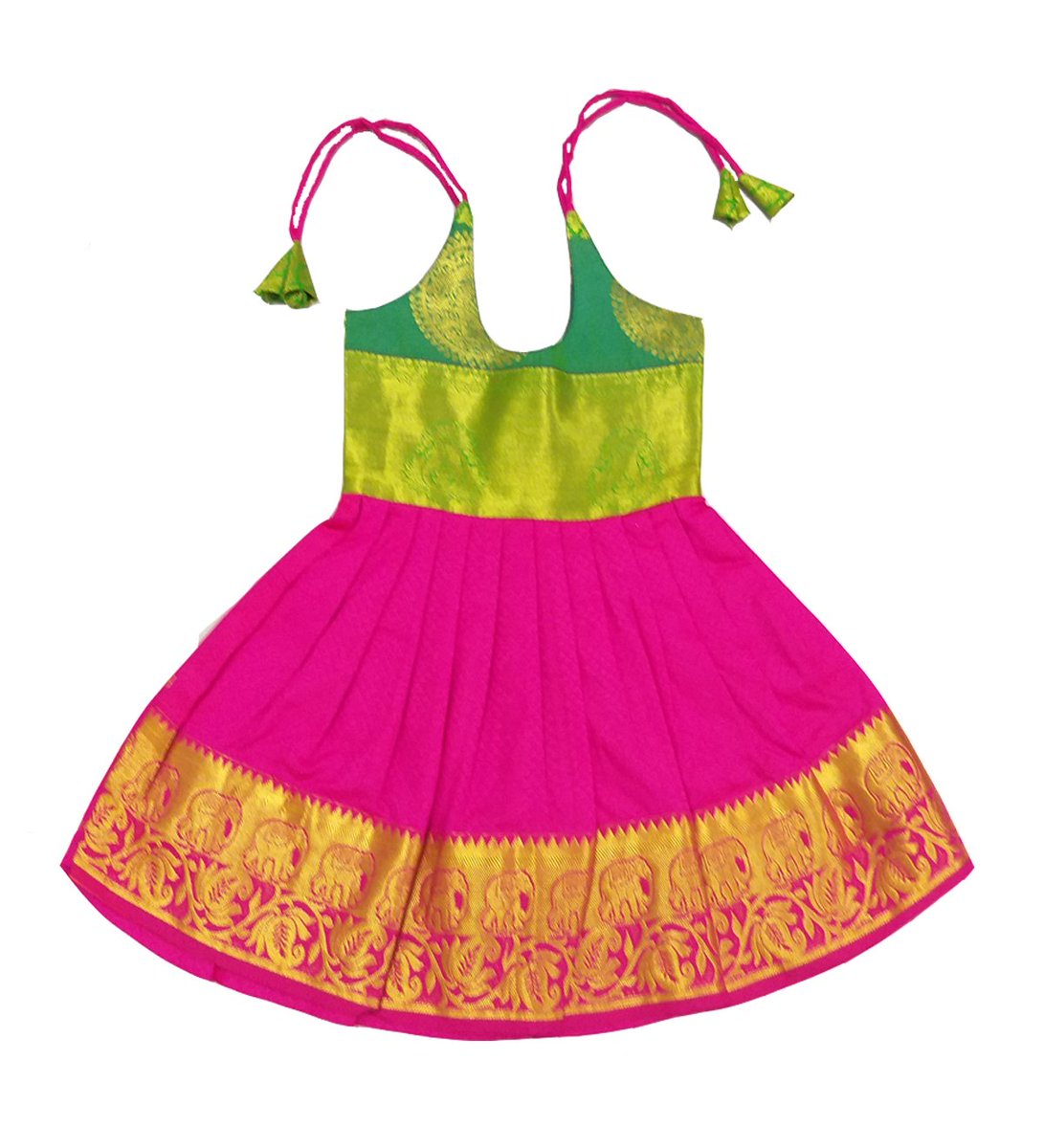 Silk Pavadai Sattai Kids Pattu Pavadai Design