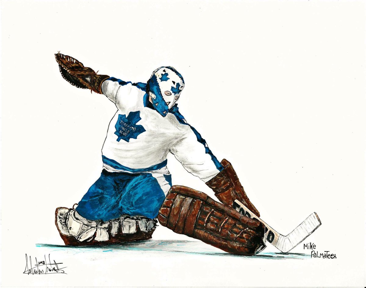 01HockeyMan01's tweet image. Mike Palmateer acrylic painting! One of my favourite goaltender of all time! Enjoy my friends!