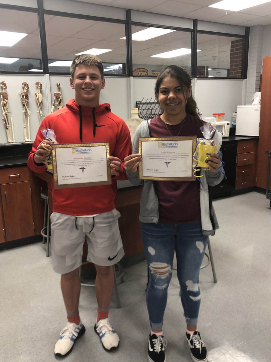 jdaub1021's tweet image. Congratulations to our @KCHealthTracks Fort @FortOsageSchool Seniors! #fortrespect #fortproud