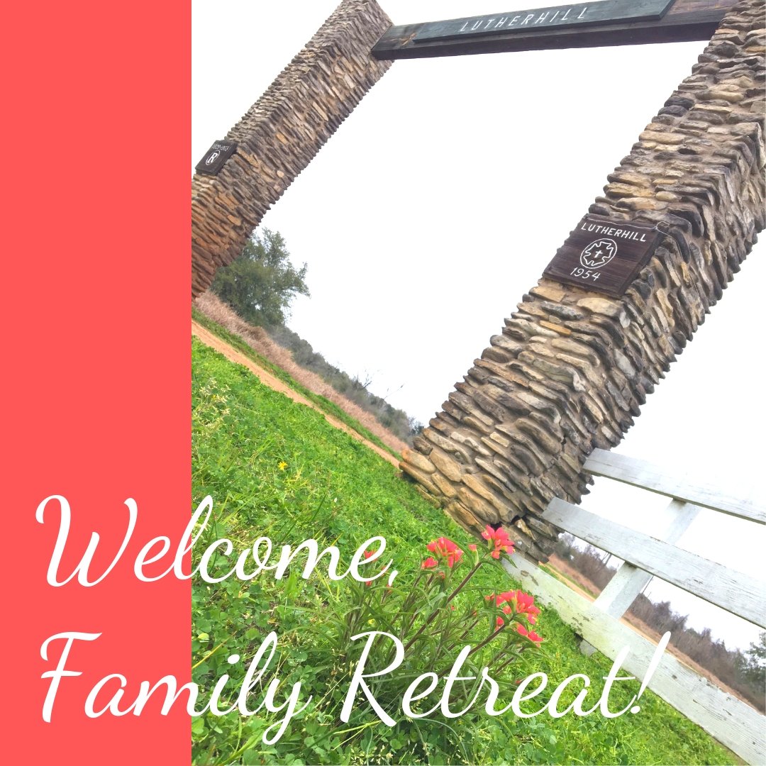 It's a bit of a wet day out here at The Hill, but we're still going to have lots of fun at our Spring Family Retreat! Welcome, families!