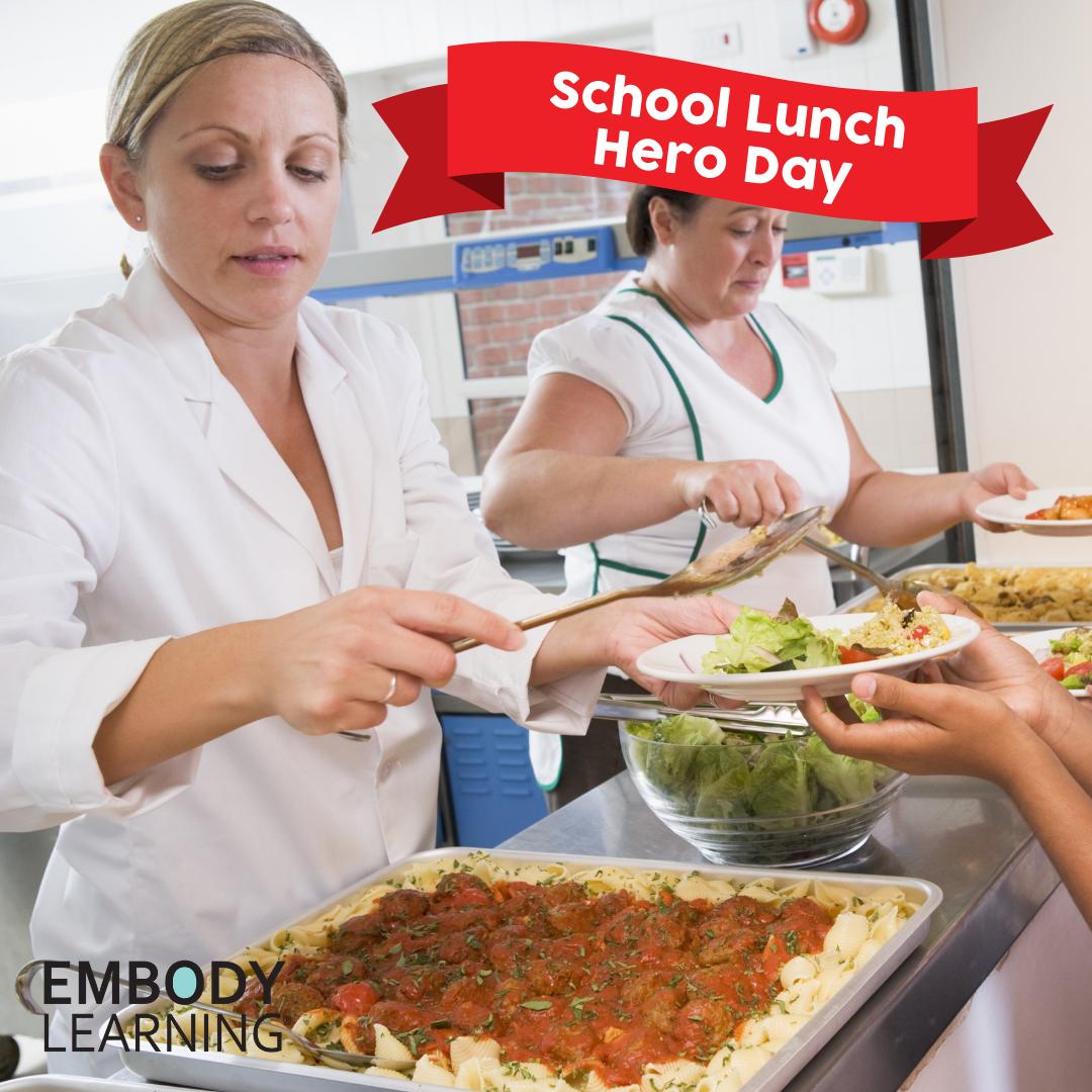 Embody_Learning's tweet image. Not all heroes wear capes!
Thank you to our cafeteria superheroes: the food service professionals! We appreciate the love &amp;amp; compassion you bring to schools every day.
#SchoolLunchHeroDay #CafeteriaAppreciationDay #lunchlady #schoollunch #teachersofinstagram #instagood #thankyou