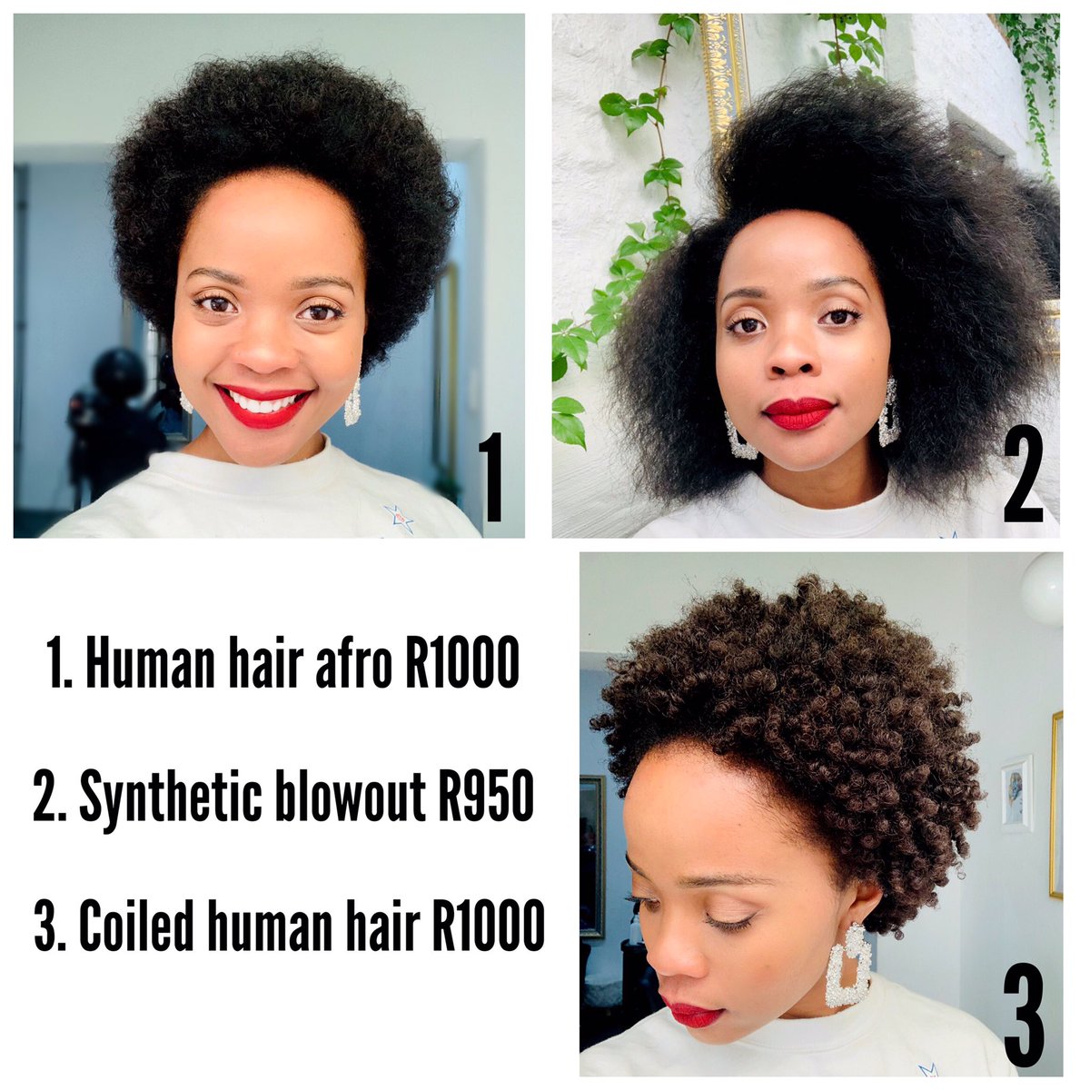 honouryourcrown's tweet photo. Textured wigs available for sale @honouryourcrown natural hair studio 24 Albrecht street maboneng Johannesburg 
We courier nationwide at additional R100 via Aramex you can text 0797346364 or send a dm to order
#GirlBuyZA https://t.co/cP2lufww0Y