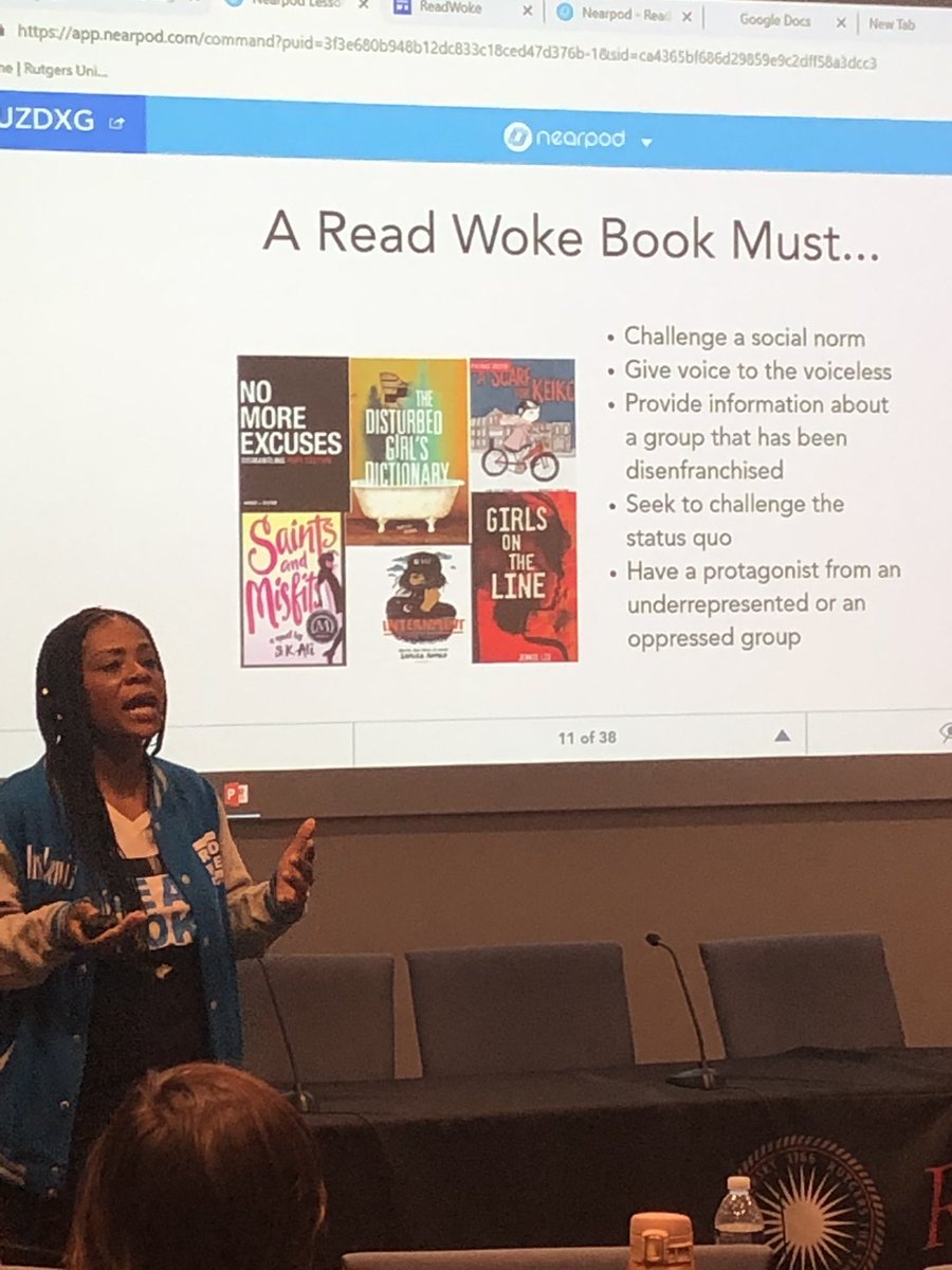 Great session with @cicelythegreat about encouraging reading and diverse books #readwoke #SLJLeadershipBasecamp