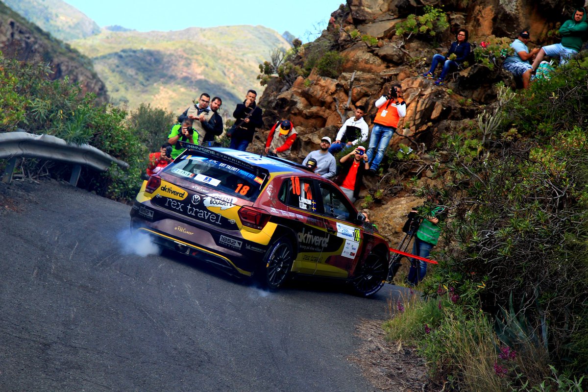 First day of <a href="/RIslasCanarias/">Rally Islas Canarias</a> is completed!

"It's our first time with this car on tarmac, but great fun. A lot of people and great sceneries!"

#Printsport #FIAERC #RallyIslasCanarias