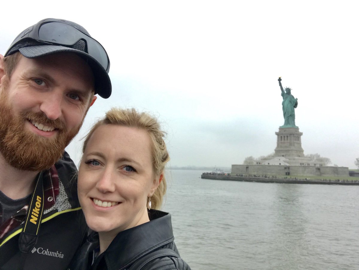 On the ferry from Manhattan to see the Statue of Liberty 🗽 and Ellis Island. As a travel agent I have over 200 suppliers and I booked this trip through one of my fabulous suppliers  @DSDsuperheroes and it was a great tour, really informative and interactive! #NewYorkCity #nyc