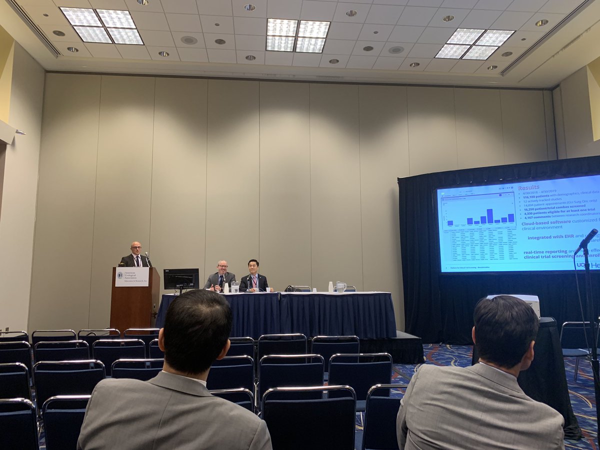 IanMetzler's tweet photo. #AUA19 @anobelodisho showing us the light on how to use @salesforce to streamline urology clinical trials #streamforce @UCSFUrology https://t.co/7yYhbENsCt