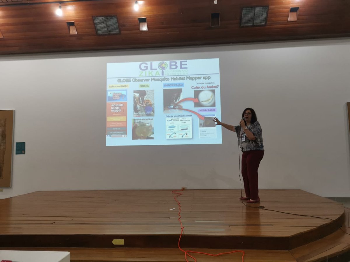 programaondas's tweet photo. A esta hora en Leticia se desarrolla el taller de la triple frontera de @GLOBEProgram, comprometemos a los ciudadanos en la prevención de la aparición del mosquito transmisor de Dengue, Zika y Chicunguña. @Colciencias @NASAGO https://t.co/zwkdMroxAt
