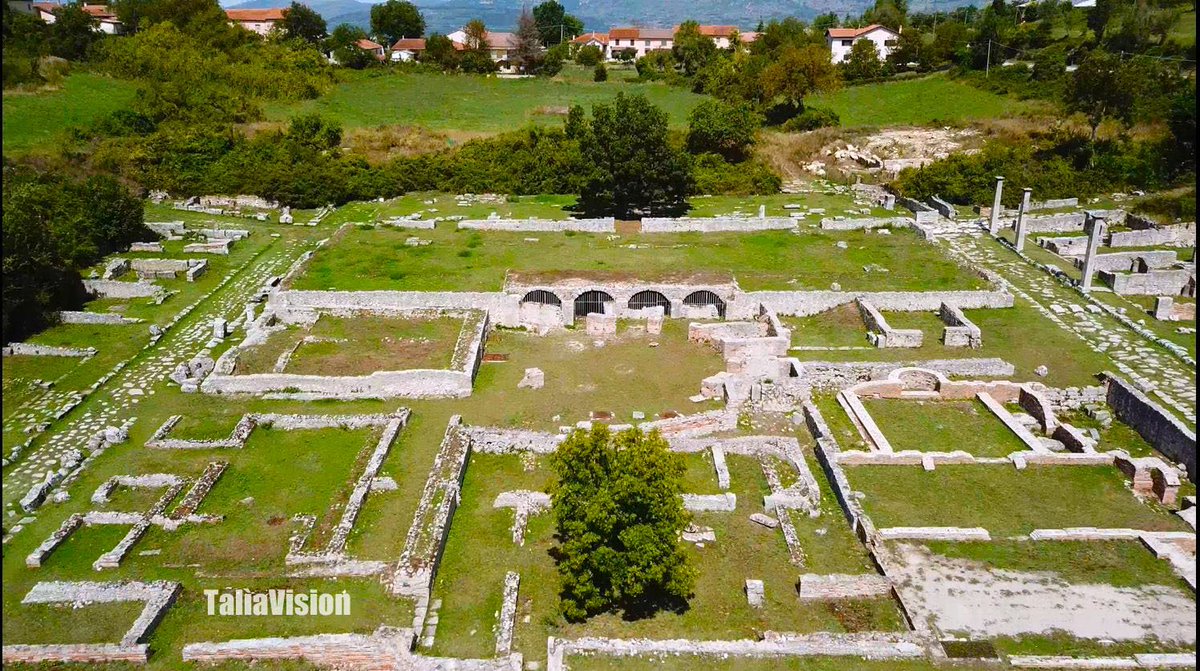taliavision's tweet photo. Alba Fucens #Abruzzo #Italy #flying with #Mavic https://t.co/BzfCVs0bow
