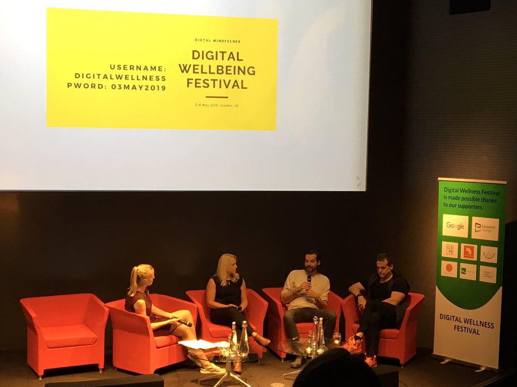 A fantastic day gathering information about digital wellness at this fantastic festival. Digital wellness should not be mistaken for the therapy of the digital age, it’s a practical consideration of mental health and wellbeing. #digitalwellnessfestival #digitalwellness