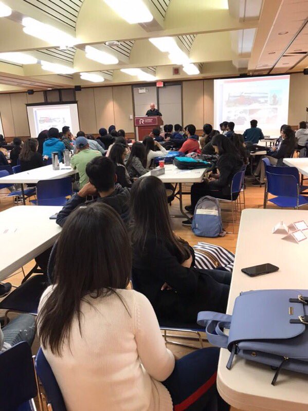 Thank you <a href="/cambriancollege/">Cambrian College</a> for inviting me to speak with the new international students. What a great group. Welcome to Sudbury. #sudbury #communitypolicing