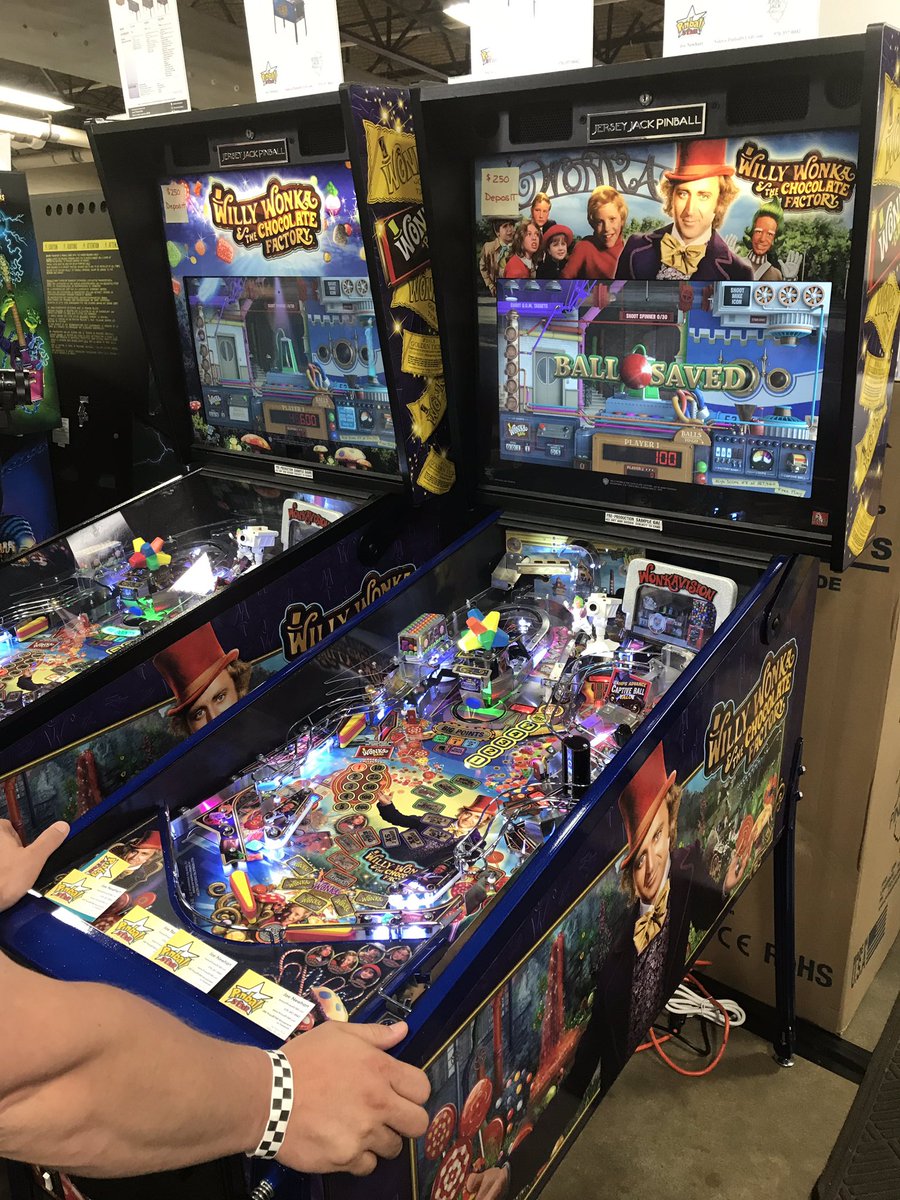 Jason Artus (@jasonartus) on Twitter photo Just played my first game of <a href="/JJPinball/">Jersey Jack Pinball</a> new Willy Wonka. Outstanding!!! #pinball #pinfest2019 #GoldenTicket Just played my first game of <a href="/JJPinball/">Jersey Jack Pinball</a> new Willy Wonka. Outstanding!!! #pinball #pinfest2019 #GoldenTicket