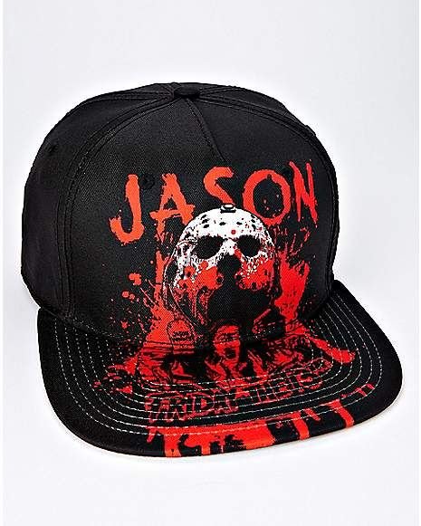 HORRORPRODUCTS's tweet photo. Calling all horror movie buffs! This officially licensed Jason Voorhees snapback hat is perfect for every horror movie fan! 

Check it out: https://t.co/DNAvxx7YrB https://t.co/WFW5PpijoD