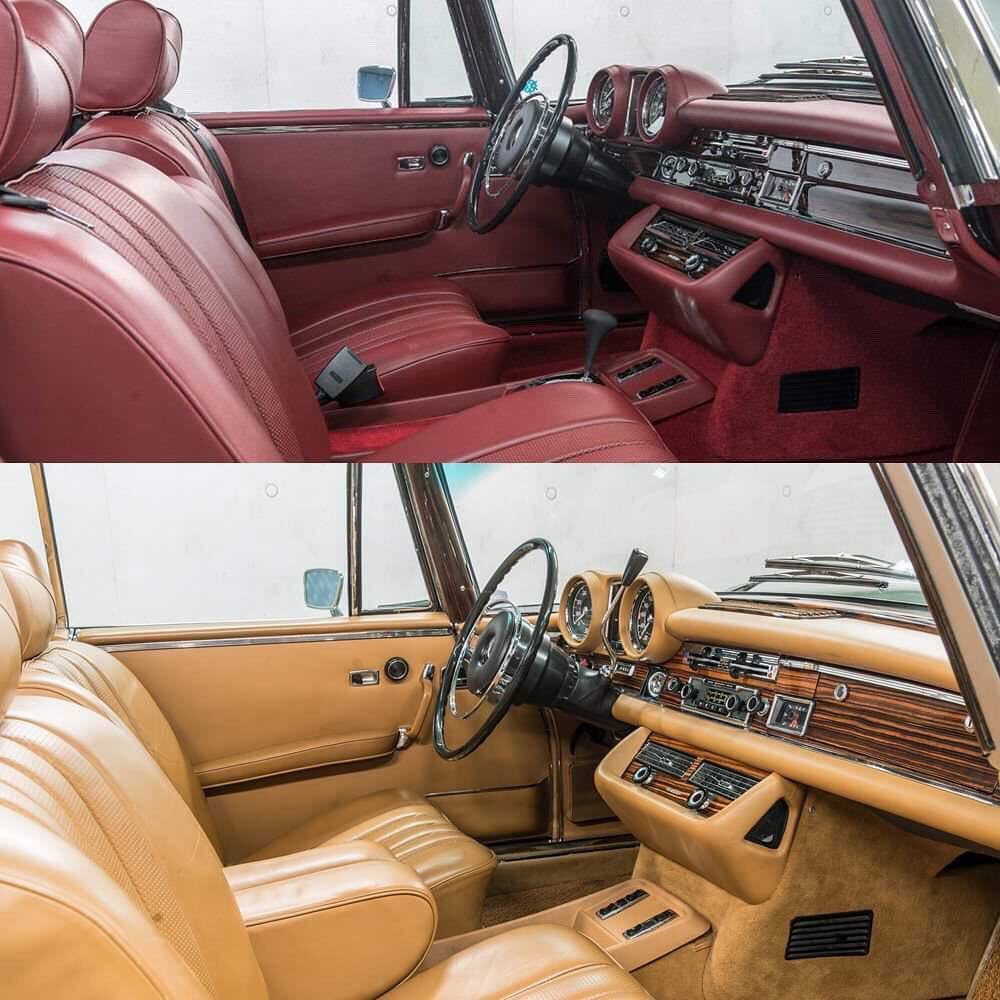 Talking about the interior of a Mercedes-Benz Cabriolet (the 111 series this time) - do you prefer red leather or cognac leather?

#MBclassic #MBmuseum #alltimestars #Mercedes #MercedesBenz #mercedesbenzclassic #ClassicCar #Car

📸 via @MB_Museum