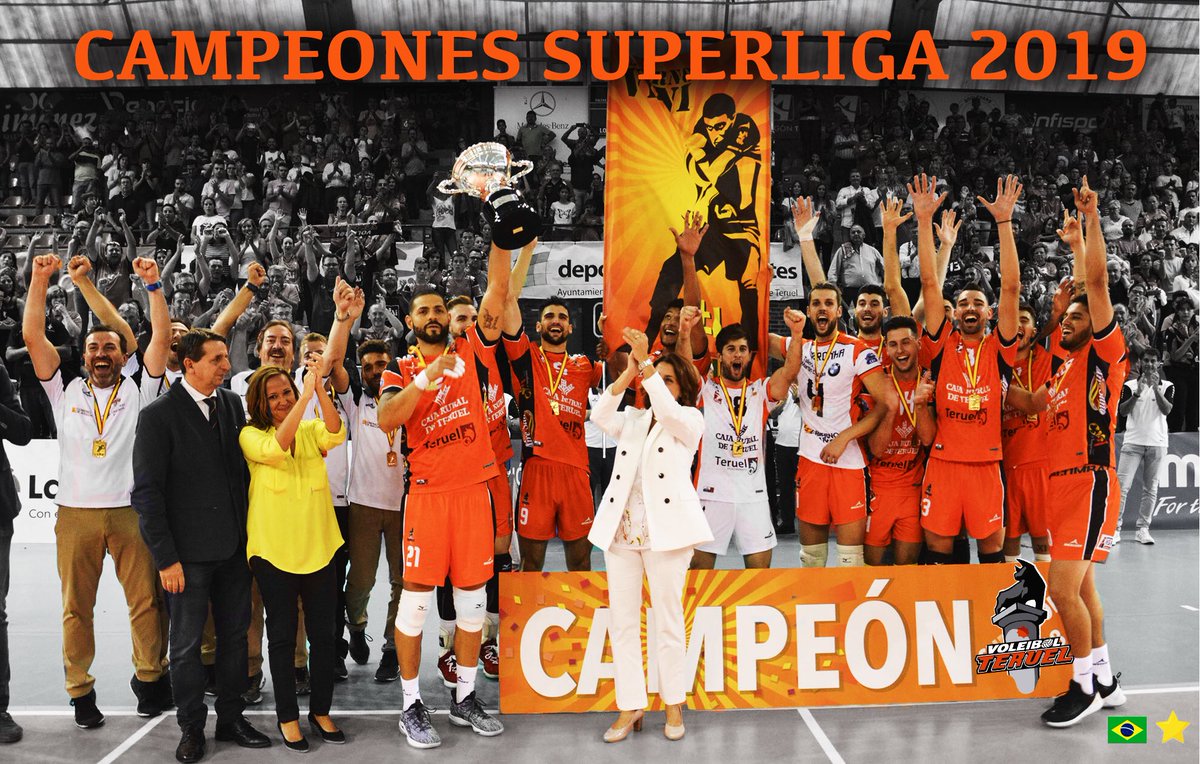 ¡CAMPEONES DE LA SUPERLIGA 2019! 🏆

En España, Teruel
En Europa, Teruel
En el mundo, Teruel

Afición, jugadores, cuerpo técnico, directiva, voluntarios, patrocinadores... ¡qué aventura! 🧡