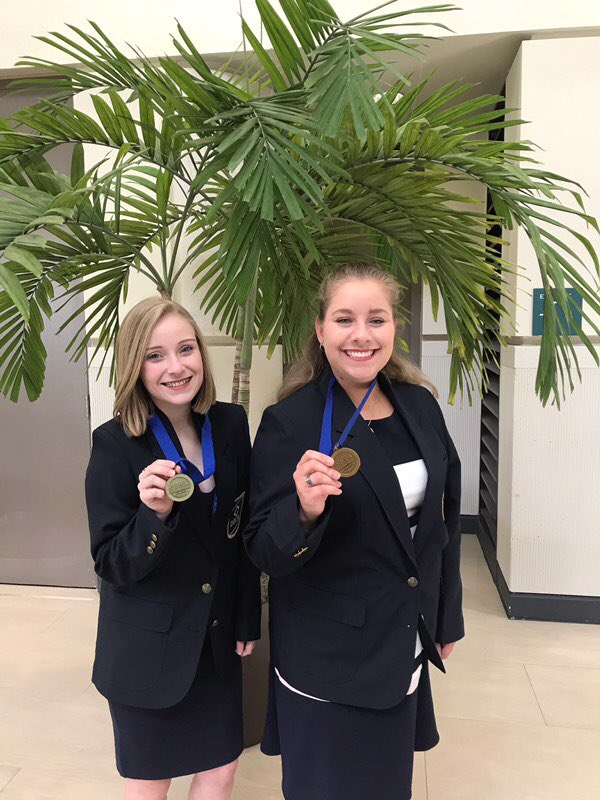 Congratulations to Gabriella Venanzi, Kathryn Fox, and Megan Anderson on making finalists at ICDC. Top 20 in the Nation!