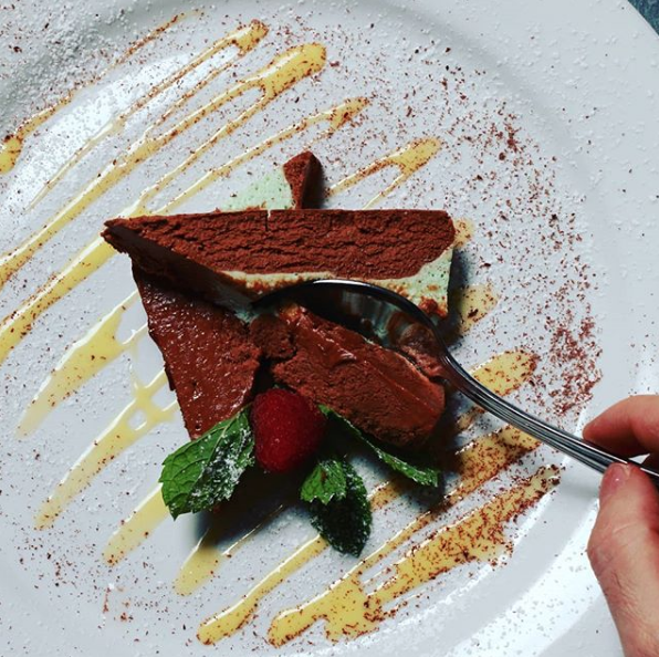 pecorinola's tweet photo. Chocolate Mint Mousse...sweet and refreshing! https://t.co/XiKEvohji3