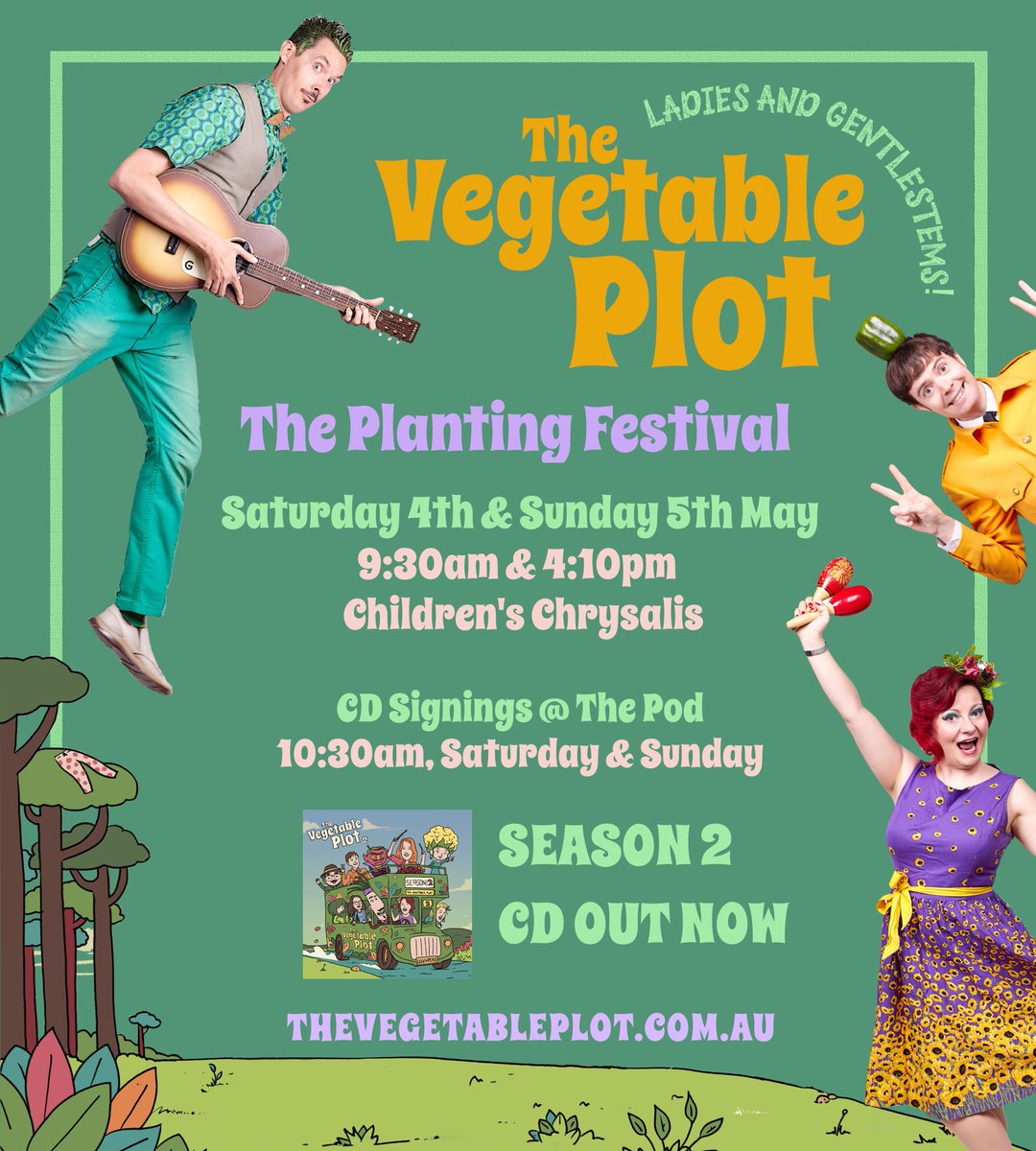 The Vegetable Plot are ready to throw their roots down at @theplanting Festival! Come and find us at the Children’s Chrysalis &amp; The Pod today and tomorrow! 🥬