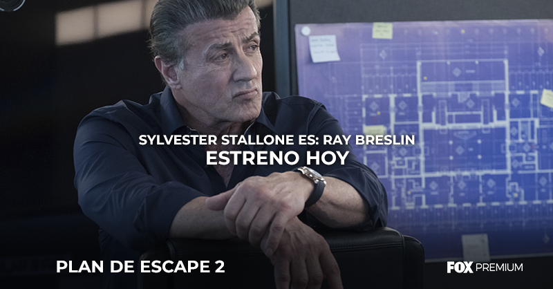 STARPremiumLA's tweet photo. Sabemos que al ver a Sylvester Stallone sólo te viene UN nombre a la cabeza, pero en #PlanDeEscape2 se llama Ray.
No lo olvides y préparate para el estreno, HOY sólo por #FOXPremium https://t.co/qDfRf5CUFZ