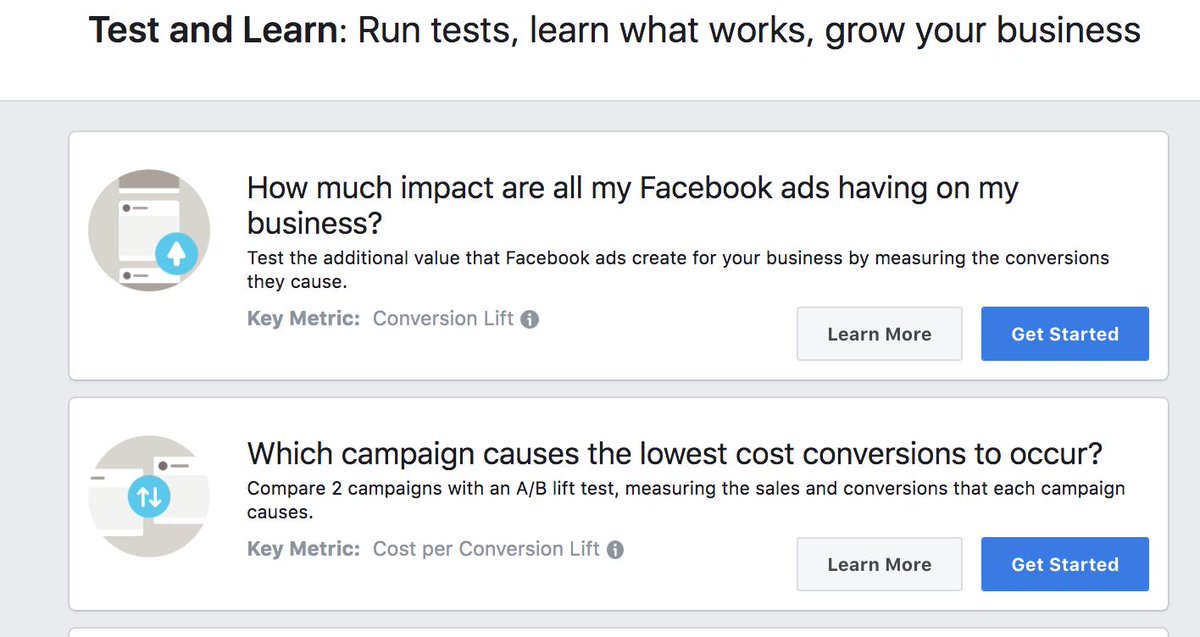 AdsAlchemist's tweet photo. Something that I have been trying out more is Facebook's Test and Learn feature. 

It is a great way to test if certain strategies and structures convert better in a controlled fashion. 

It allows you to make more objective decisions while testing. https://t.co/0tBCmpoeCl