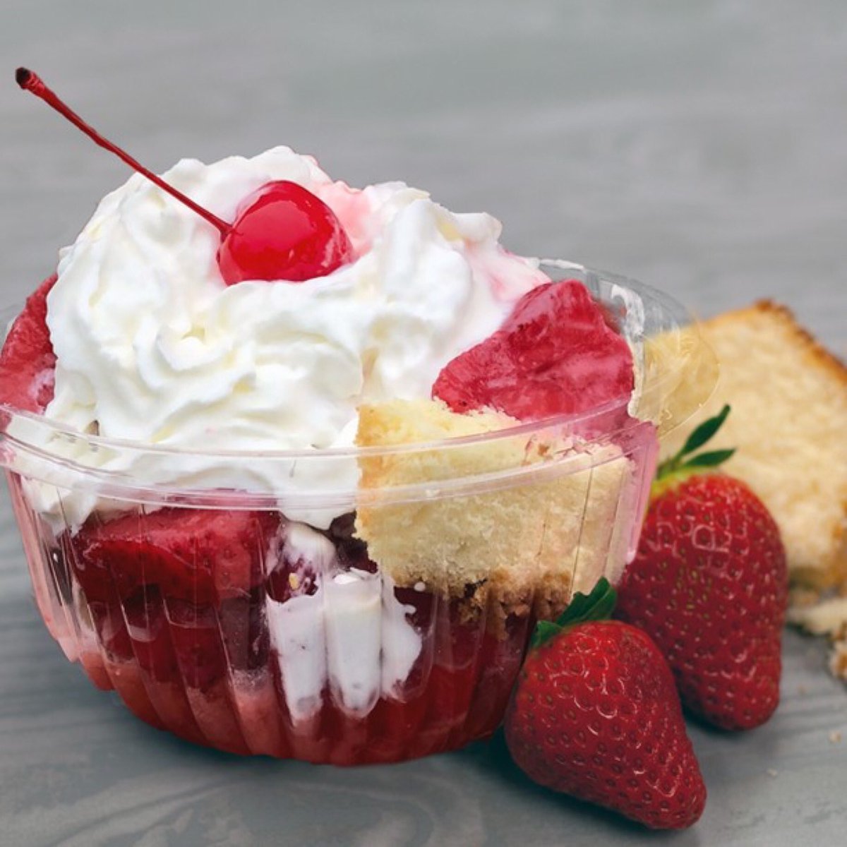 The month of May is peak strawberry season, which means one thing at Bruster’s- Strawberry Shortcake sundaes!  🍓 🍦 #Auburn #opelika #yum