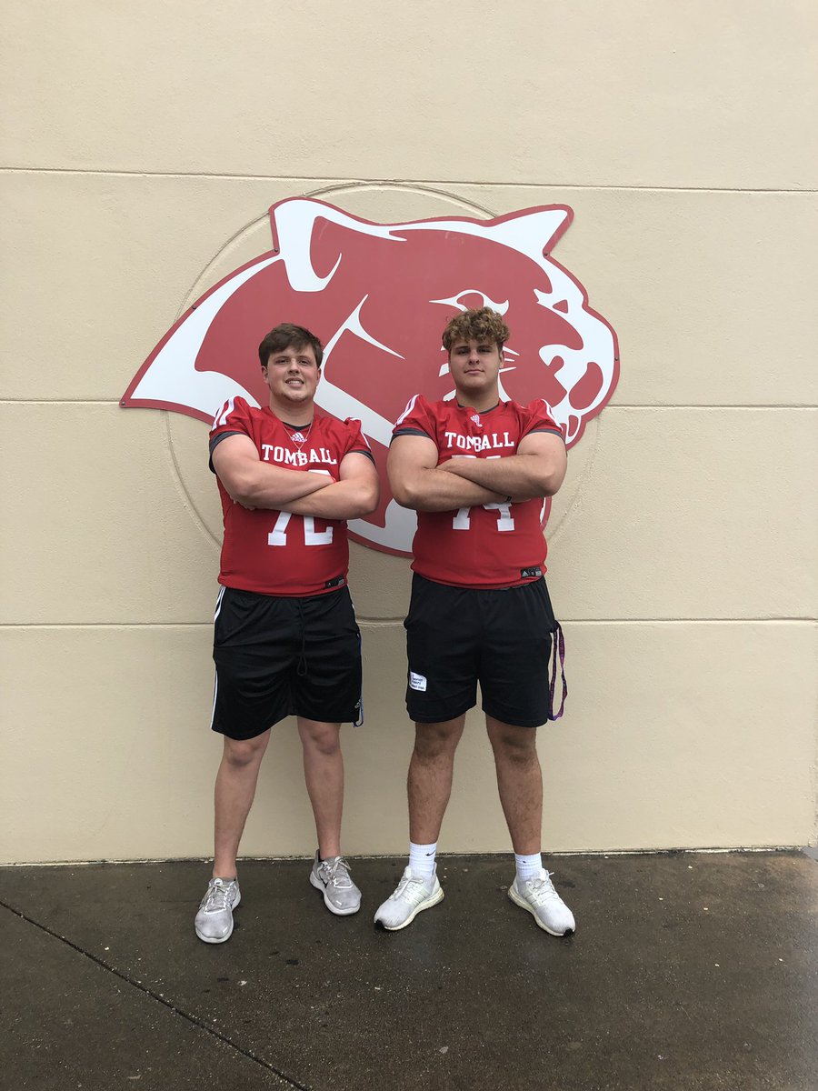 thsabcinfo's tweet photo. @cmobley_ @TylerYoungdale thanks for representing @THS__athletics at today’s @tomballchamber meeting #settingthebar last time in the red and white! https://t.co/TmYzmrp4wD