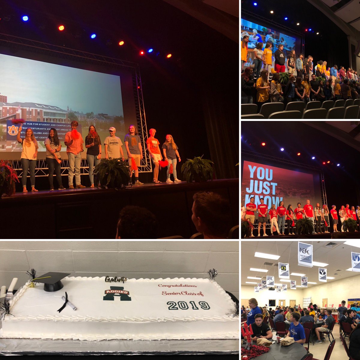 #CollegeSigningDay was a huge success at AHS today!  Thank you Mrs. Cahela for organizing such a fantastic celebration of our seniors! #AHSAggiePride