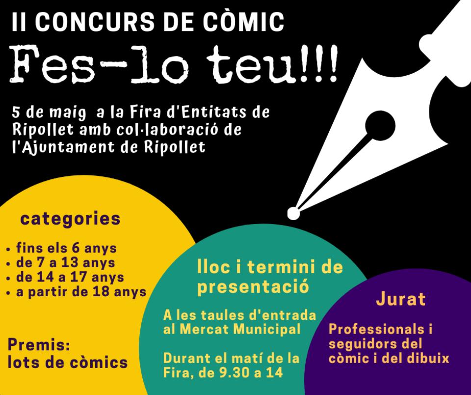 inscanmas's tweet photo. Participa al 2n concurs de còmic. https://t.co/G4JY5u6H1m