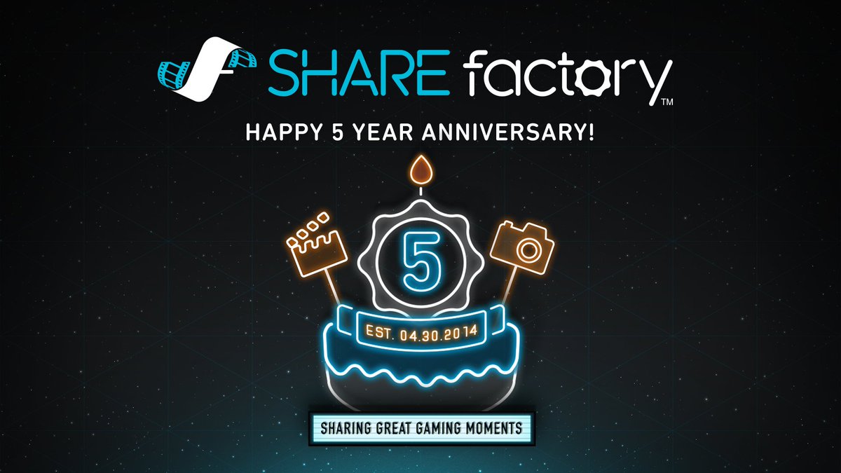 Kubla5000's tweet image. SHAREfactory has been helping PS4 players personalize and share their greatest game play moments for the past 5 years.  We have marveled at your creations and look forward to bringing new exciting ways to share in the future. cc: @yosp @newbreedofnerd #PS4Share