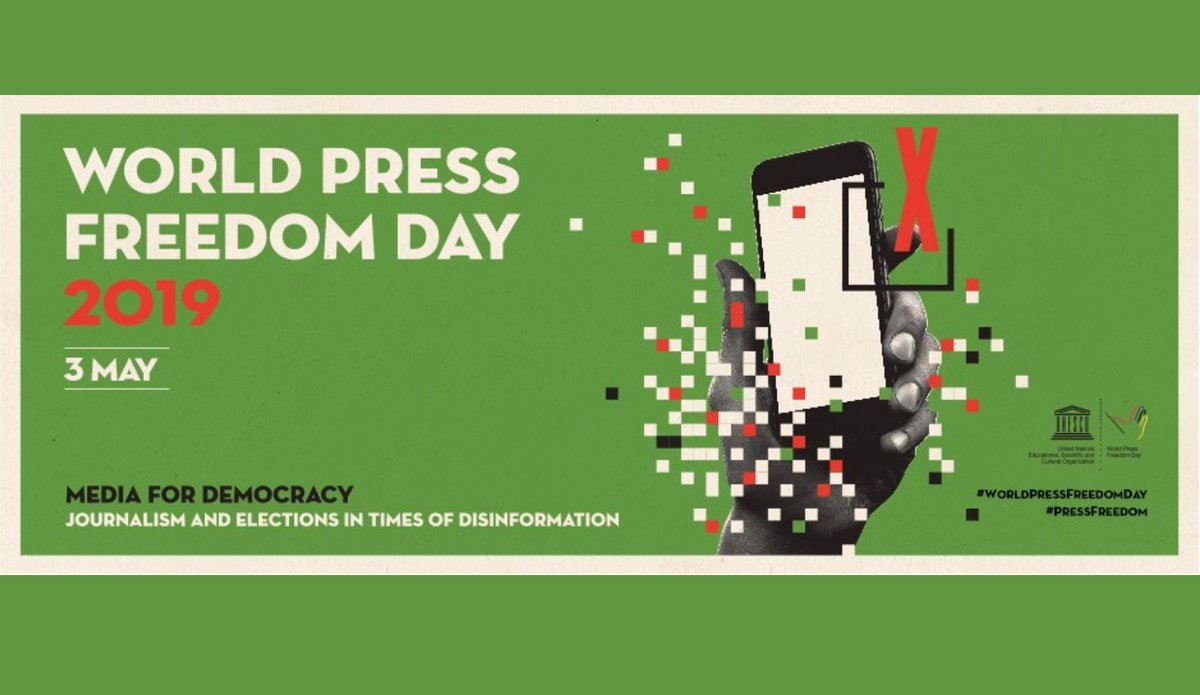 Happy World Press Freedom Day! Join us Saturday, July 27 as Daphne Pellegrino, advocacy officer for Reporters Without Borders, analyzes the recent trends in global press freedom &amp; discusses the work RSF does to combat threats against the free press. ifaj2019.org
