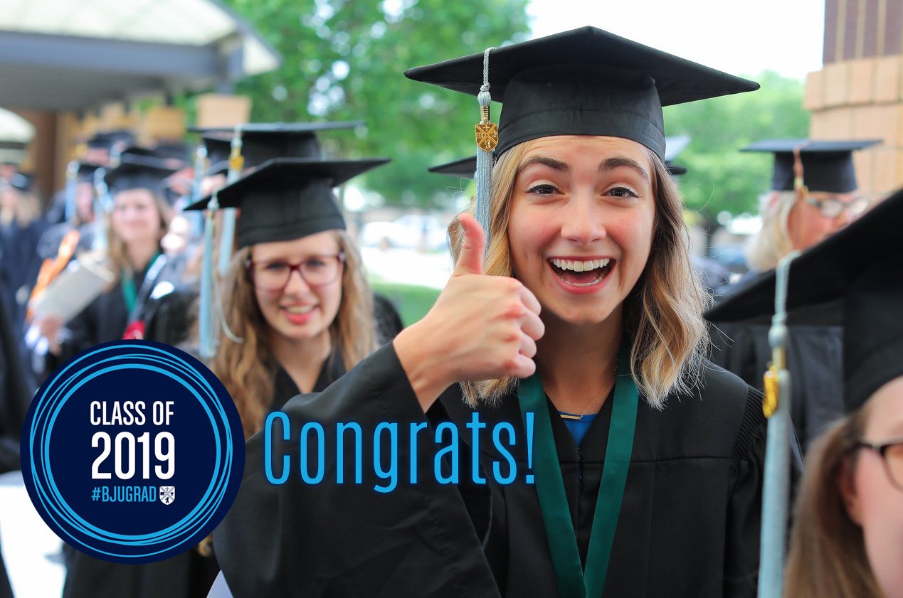 Bob Jones University on Twitter "Congrats, class of 2019! Great job