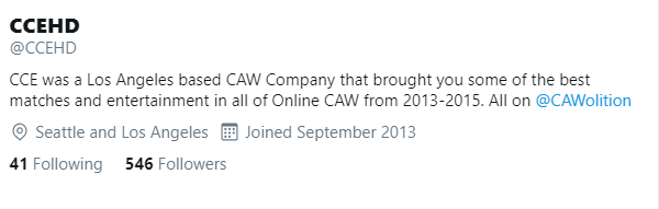 CCEHD's tweet photo. Even if it is 4 years to late, a new bio was in order. https://t.co/YVihGfQHHD
