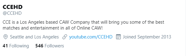 CCEHD's tweet photo. Even if it is 4 years to late, a new bio was in order. https://t.co/YVihGfQHHD