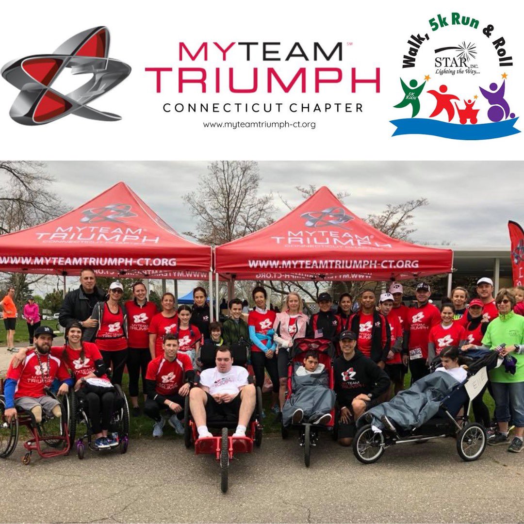 myTEAMTRIUMPHct's tweet photo. Our 2019 Season is finally underway!
Join us at our next event this Sunday, the @STAR_Inc_ Walk, 5k Run & Roll!
๐Check our website for more information!
#myTEAMTRIUMPH #inspiration #running #5k #endurance #community #inclusion #myteamtriumphct #NoLimits #RunLikeAngels #StarInc https://t.co/dSAIy7JNsl