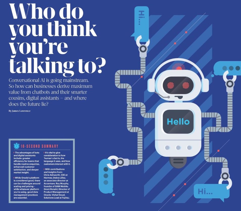 OracleMobile's tweet image. "Deploying the chatbot is going to make us multi-millions in savings this year" #chatbots viewer.zmags.com/publication/90…