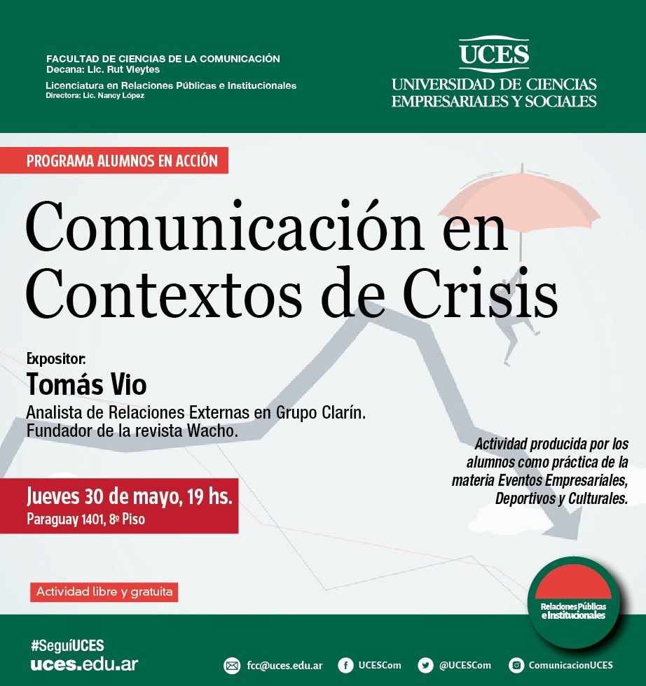 UCESCom's tweet photo. #UCESRelacionesPúblicas ¡Mayo con muchas actividades! Todas libres y gratuitas ⬇️⬇️ https://t.co/BUfAvRXYtW
