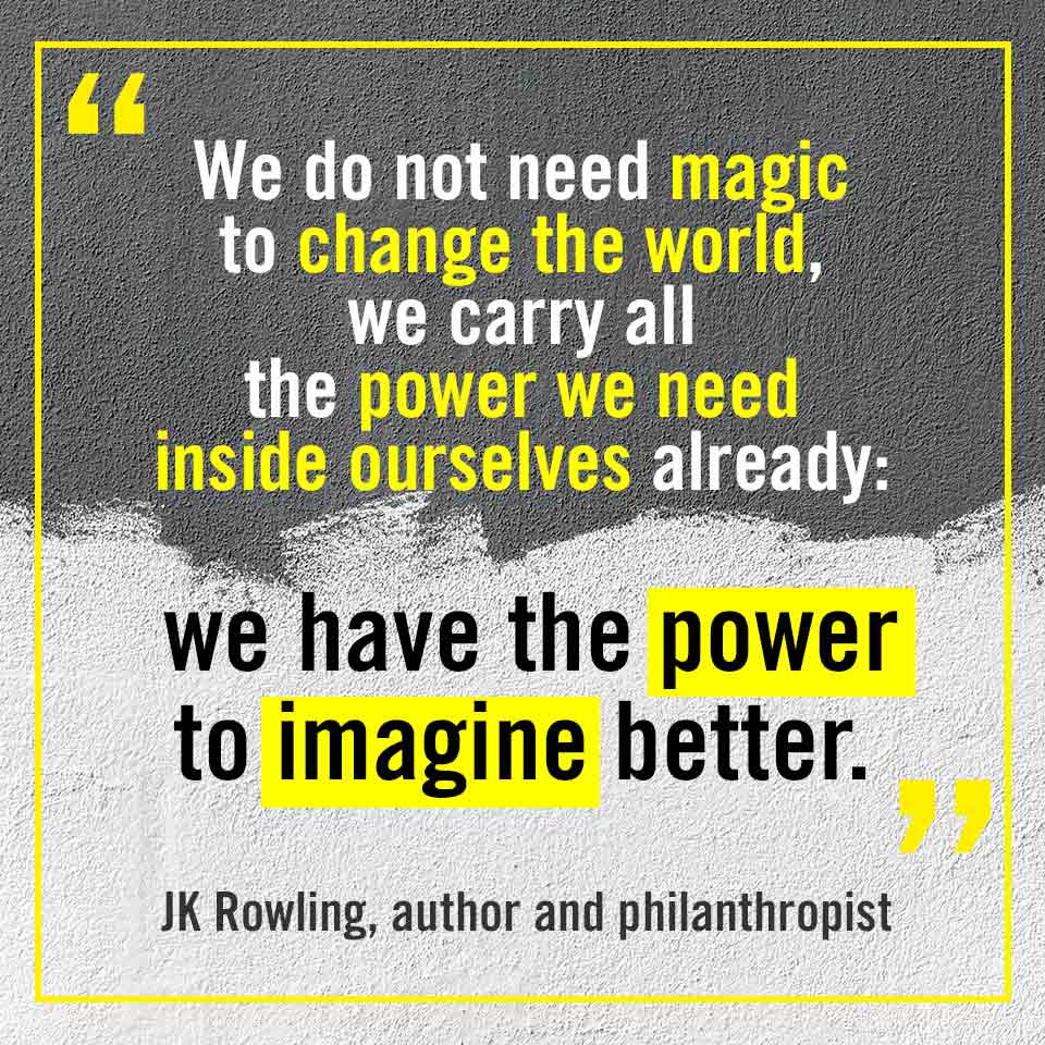 You can change the world. Yes, you! 👋