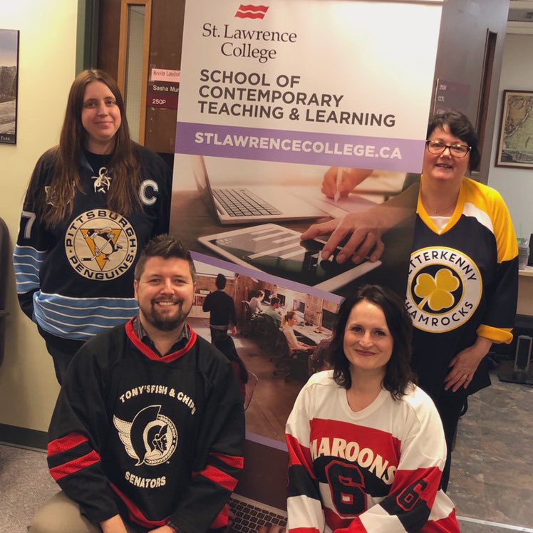 AndreSLeger's tweet photo. Busy day on #KingstonCampus discussing the alignment of @SLCTeachLearn w the new #StratPlanSLC - a strong reminder that investing in good people is the key to success @whatsinsideslc #Teamwork #Leadership #HigherEd #Teaching #EdTech #FacultyPD #OnlineLearning #ProudtobeSLC https://t.co/HDmwZHI5dF