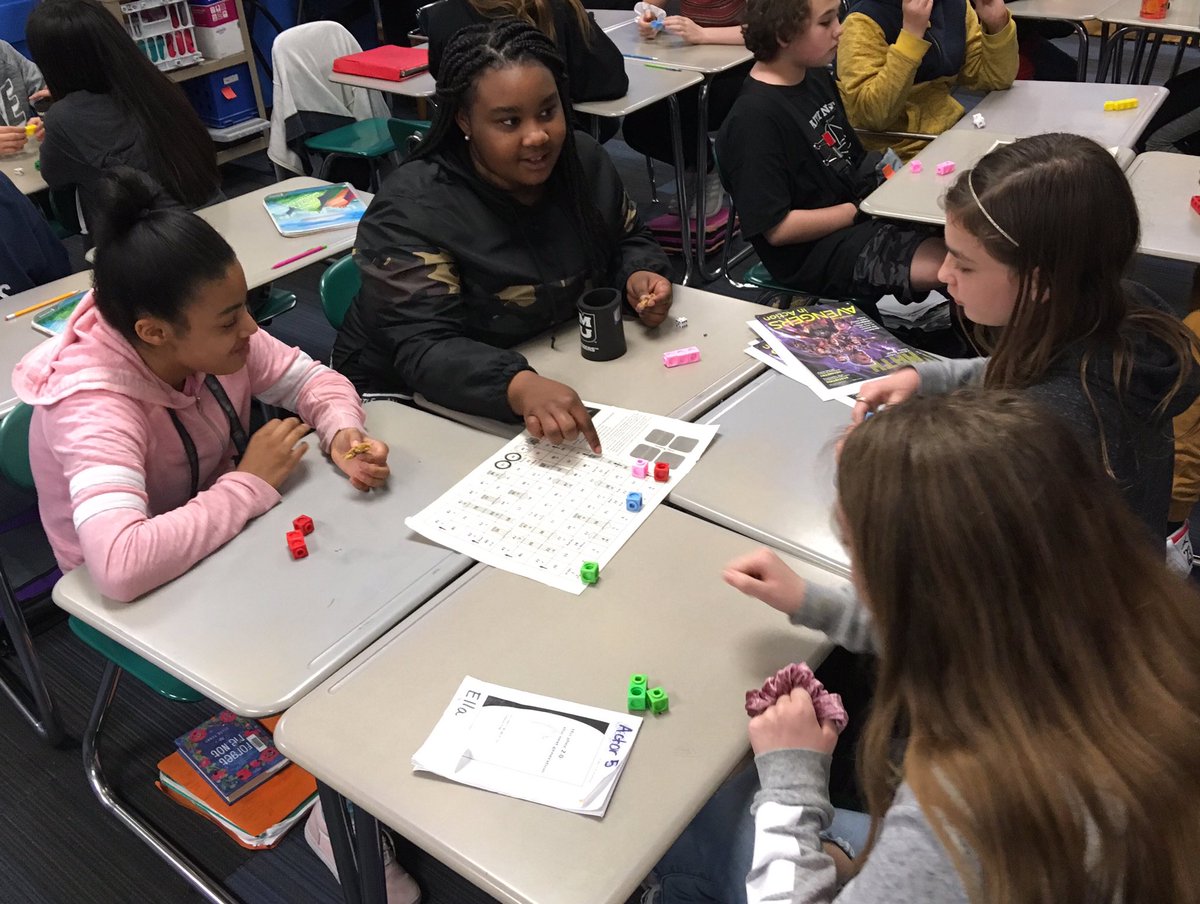 MrsHinckleymath's tweet photo. I’m so thankful for these kids! I have the greatest job in the world! #celebration #kidssaidmathwasfun #organizedactivity #donewithtesting #BearsRising @Team7_1Bingham @BinghamBears https://t.co/fCZeB0FoVf