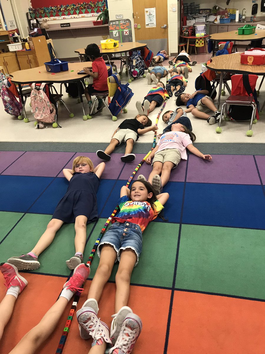 sasampso's tweet image. Non-standard measurement our classroom is 460 connecting cubes long @Pathways_Elem @ChipWile @theschwartz96 @PathwaysMedia1