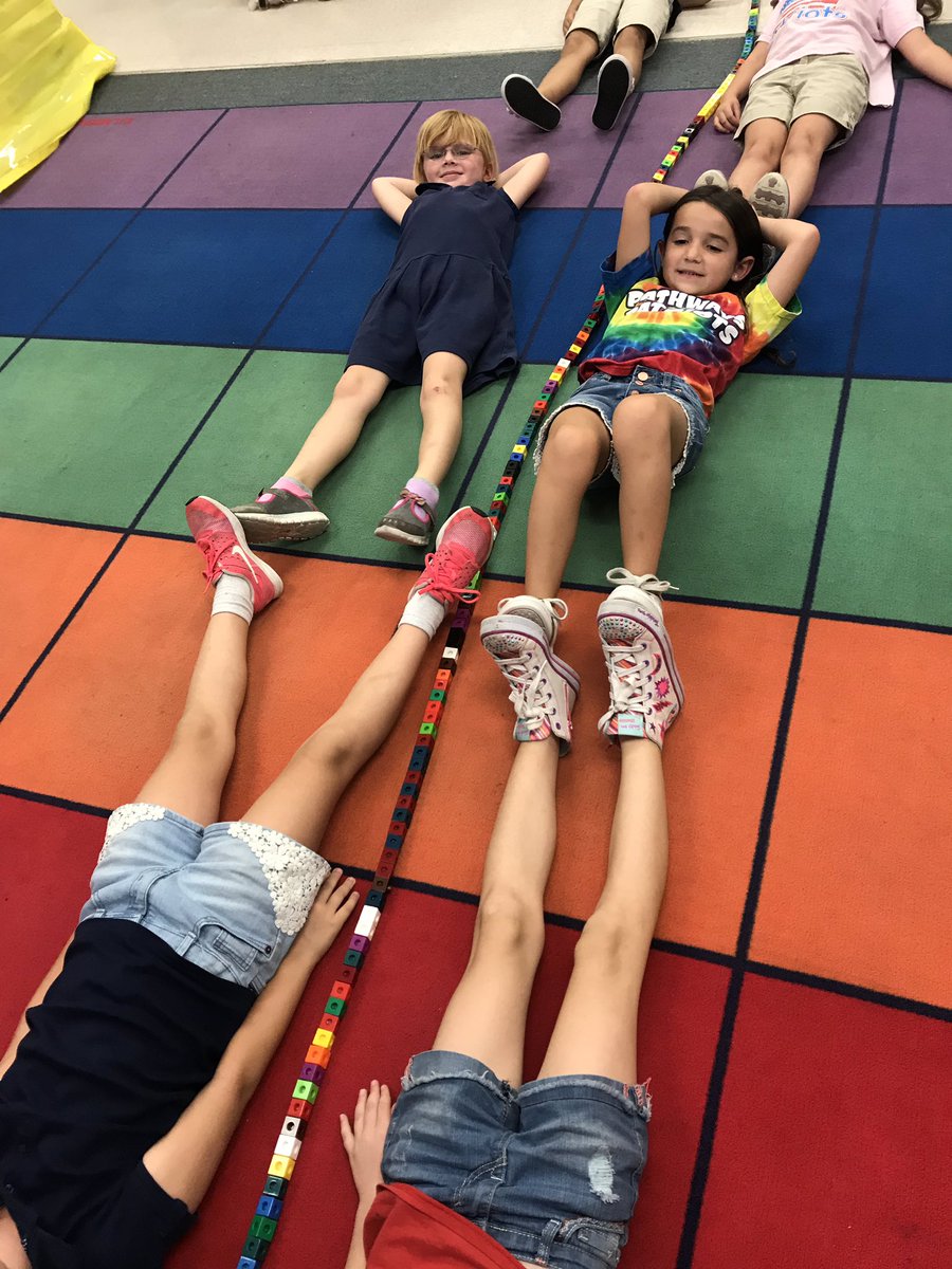 sasampso's tweet image. Non-standard measurement our classroom is 460 connecting cubes long @Pathways_Elem @ChipWile @theschwartz96 @PathwaysMedia1