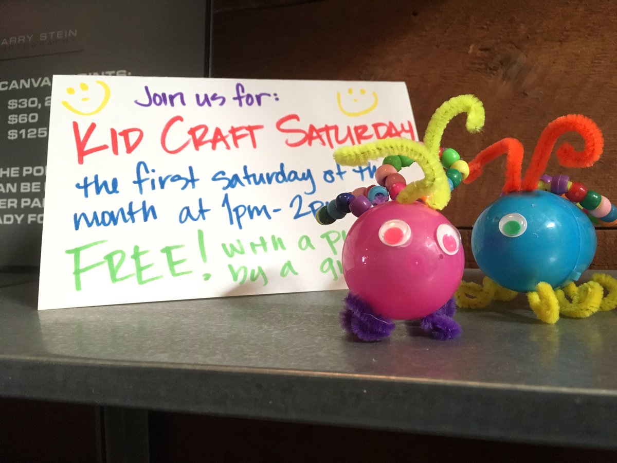 BenchmarkBrew's tweet image. Tomorrow is Kid Craft Saturday! 1pm-2pm. Free for the kiddos with a purchase by a grown up at the bar!