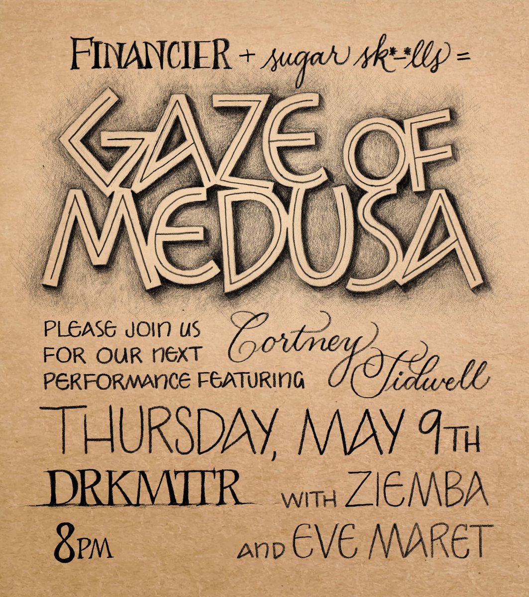 We have a new project and a new show, next week at DRKMTTR on May 9th. Financier is still a band, we will never break up. We just might not do much.