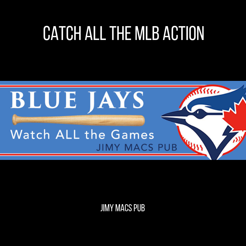 JimyMacsPub's tweet photo. MLB is back in full swing, don't miss any of the action including this evening when the Blue Jays take on the Rangers at 5pm. https://t.co/7o8ovPMhwM