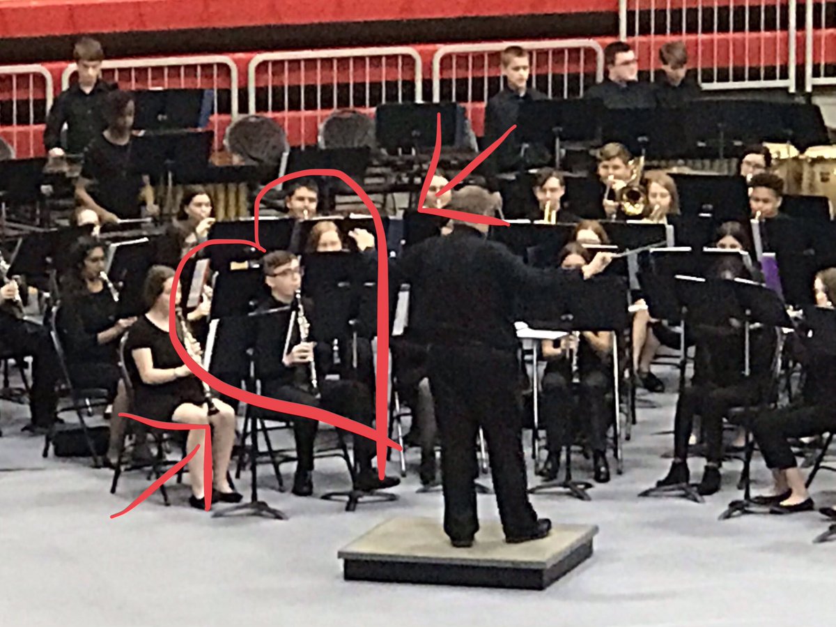 mamaknight02's tweet photo. Mustang Middle School Wind Ensemble Spring Concert! My sweet sweet Ashtyn LOVES playing clarinet! And we love to listen! πΌβ€οΈππ» #worldofash #realmenplayclarinet https://t.co/gOBEZv53Az